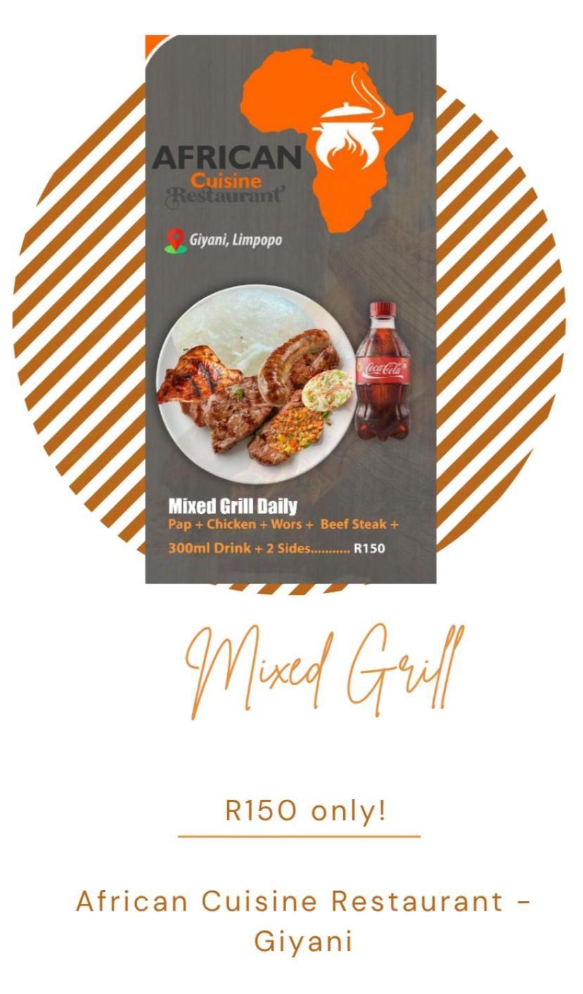 Giyani African Cuisine Restaurant Bed & Breakfast エクステリア 写真